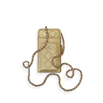 CHANEL CAVIAR QUILTED CC PHONE HOLDER BAG AP0990 (18*10*3cm) 